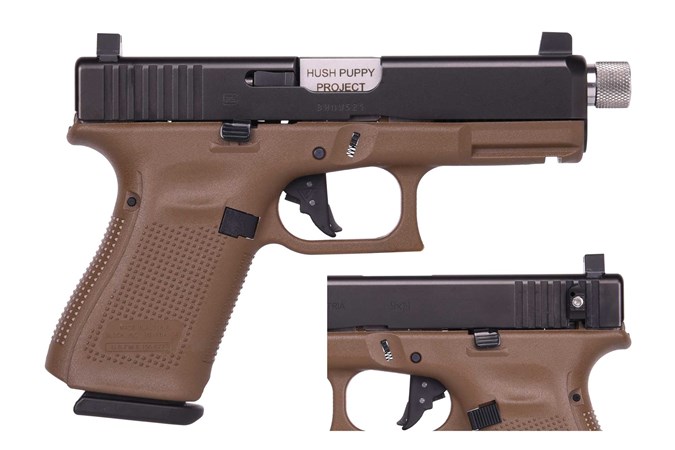 Glock 19 Hush Puppy Project FDE 9mm